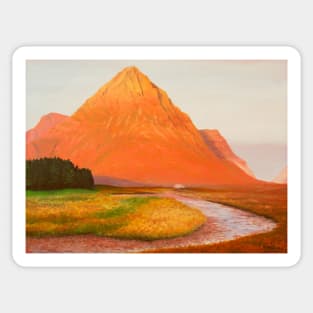 The Buachaille At Dawn Sticker